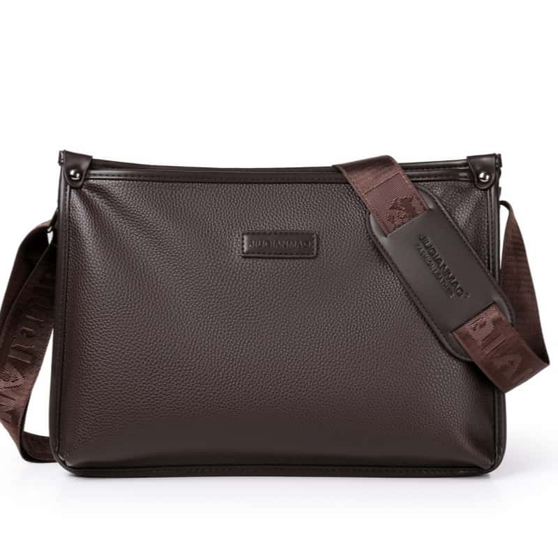 New texture shoulder bag men's large-capacity business bag fashion simple commuter crossbody bag wholesale