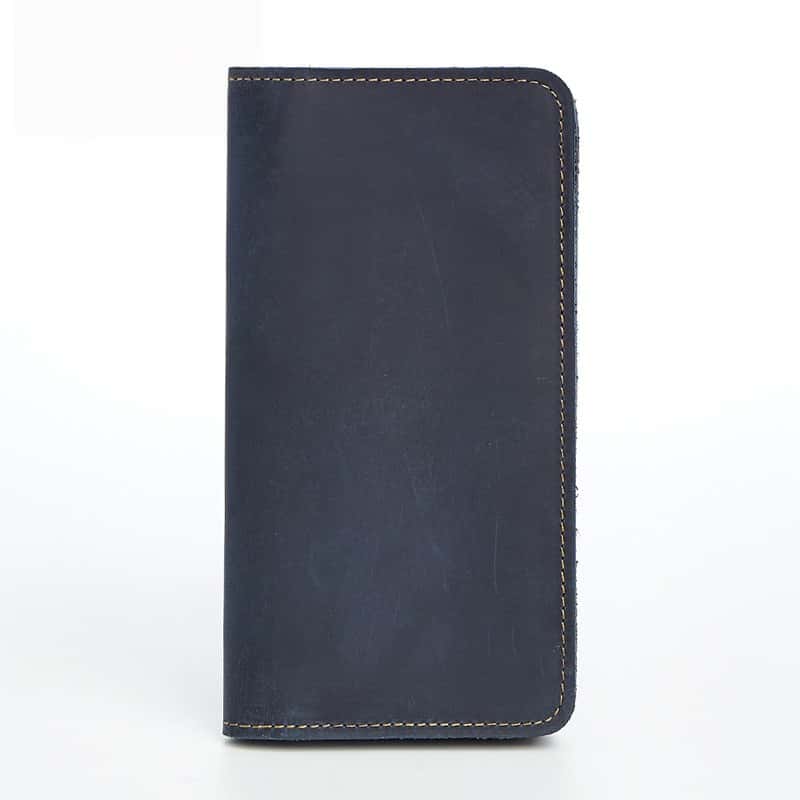 Men's Wallet Multi Card Position Leather Clutch Bag Multifunctional Cell Phone Bag Long Men's Wallet