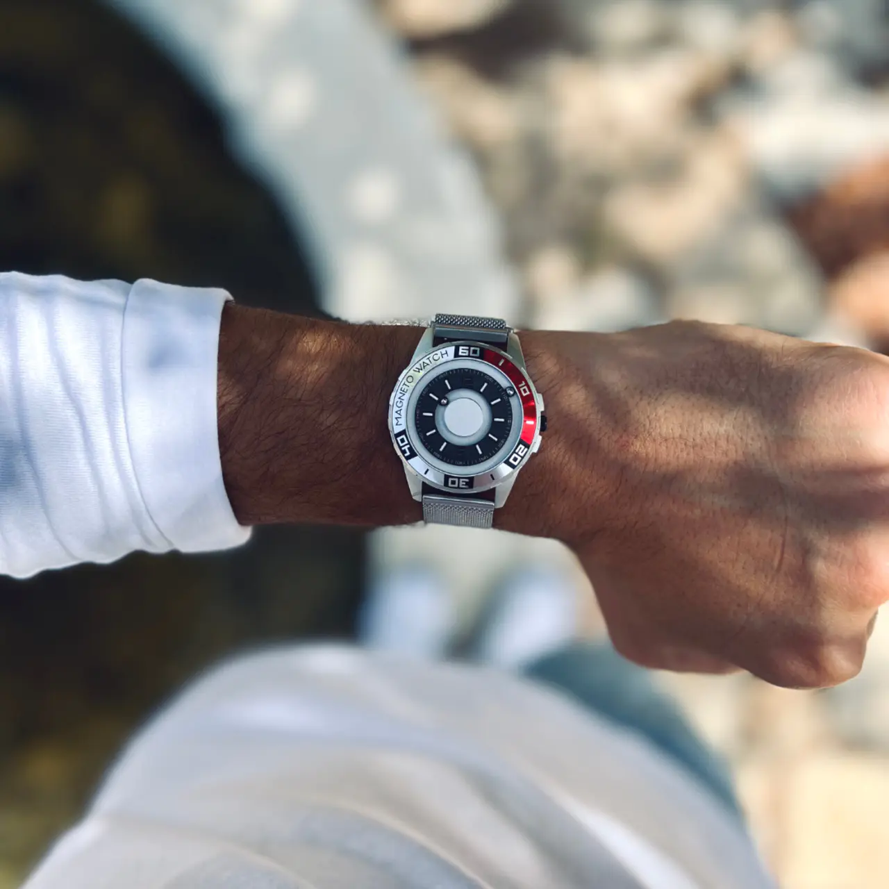 Uranus Red steel silver