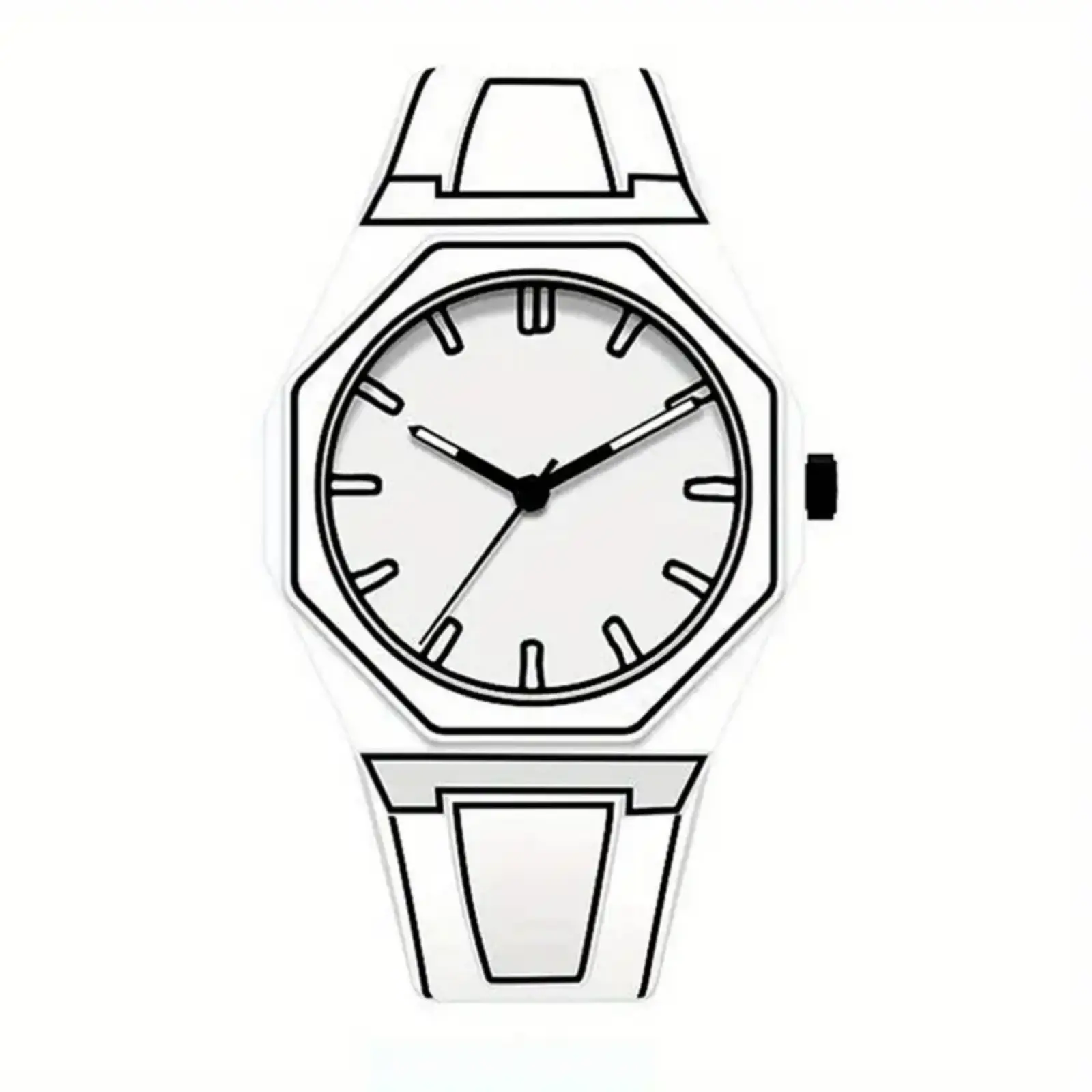 Fashionable luminous quartz watch