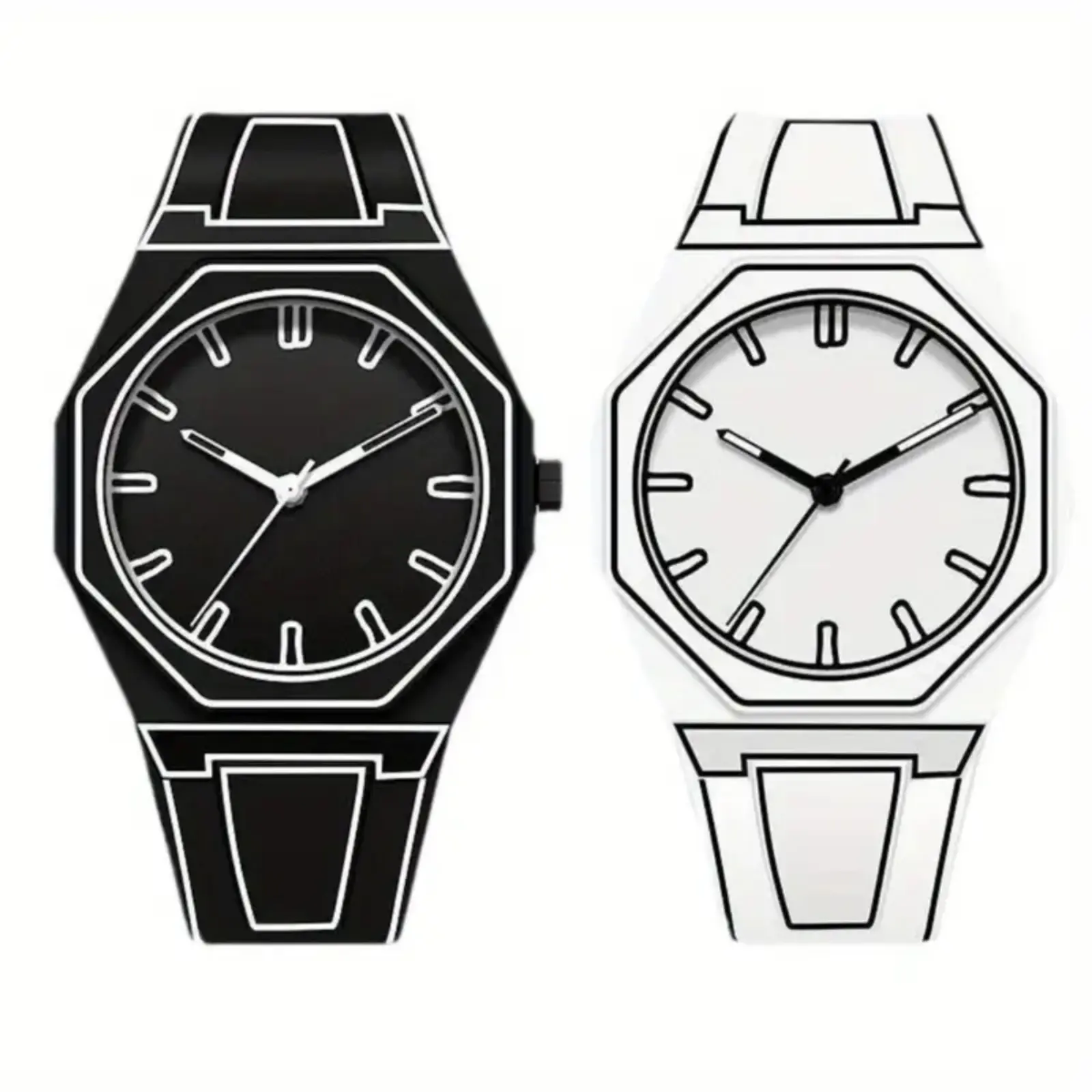 Fashionable luminous quartz watch